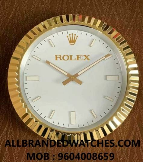 authentic rolex wall clock price|vintage Rolex wall clock.